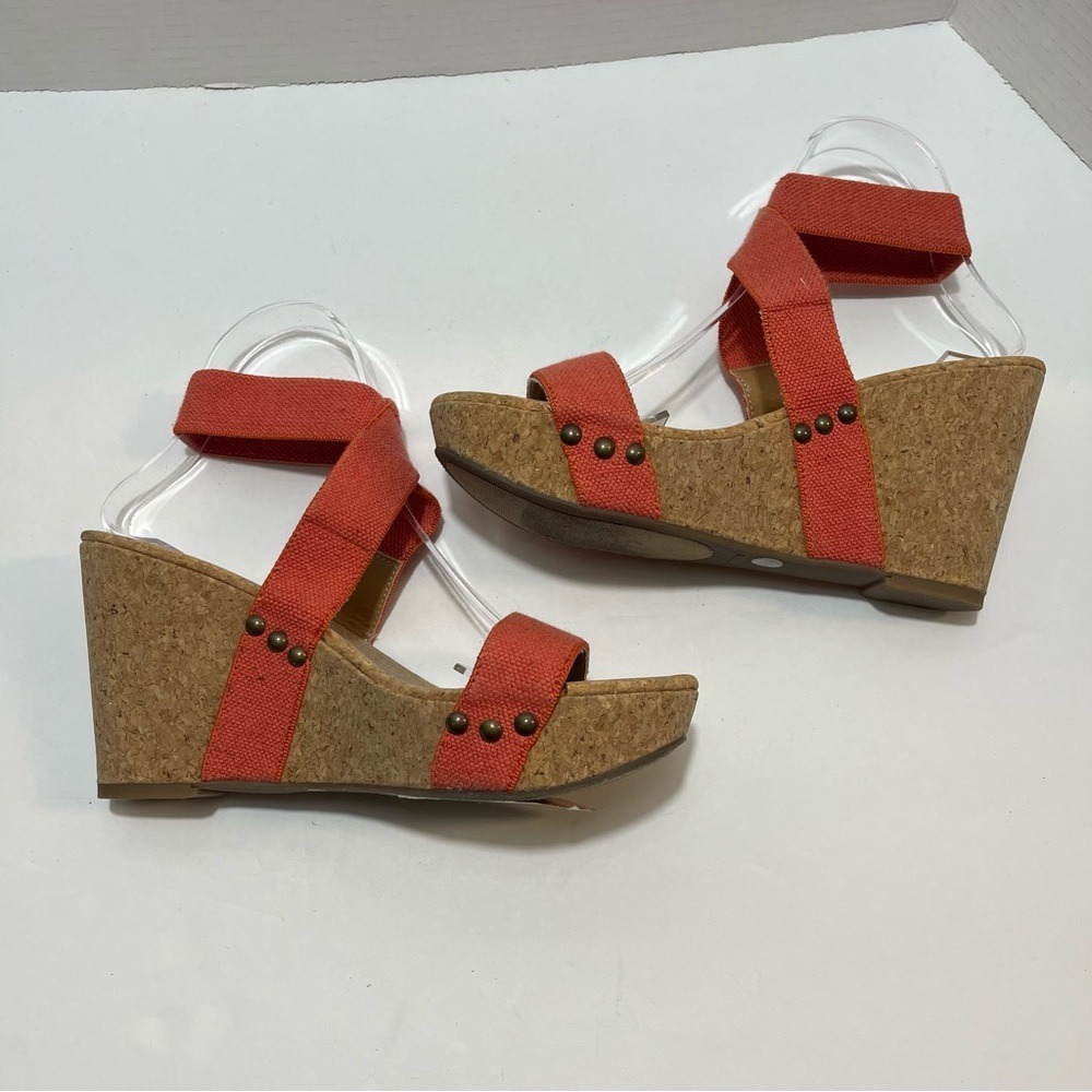 Lucky Brand Coral‎ Wedge Sandals
